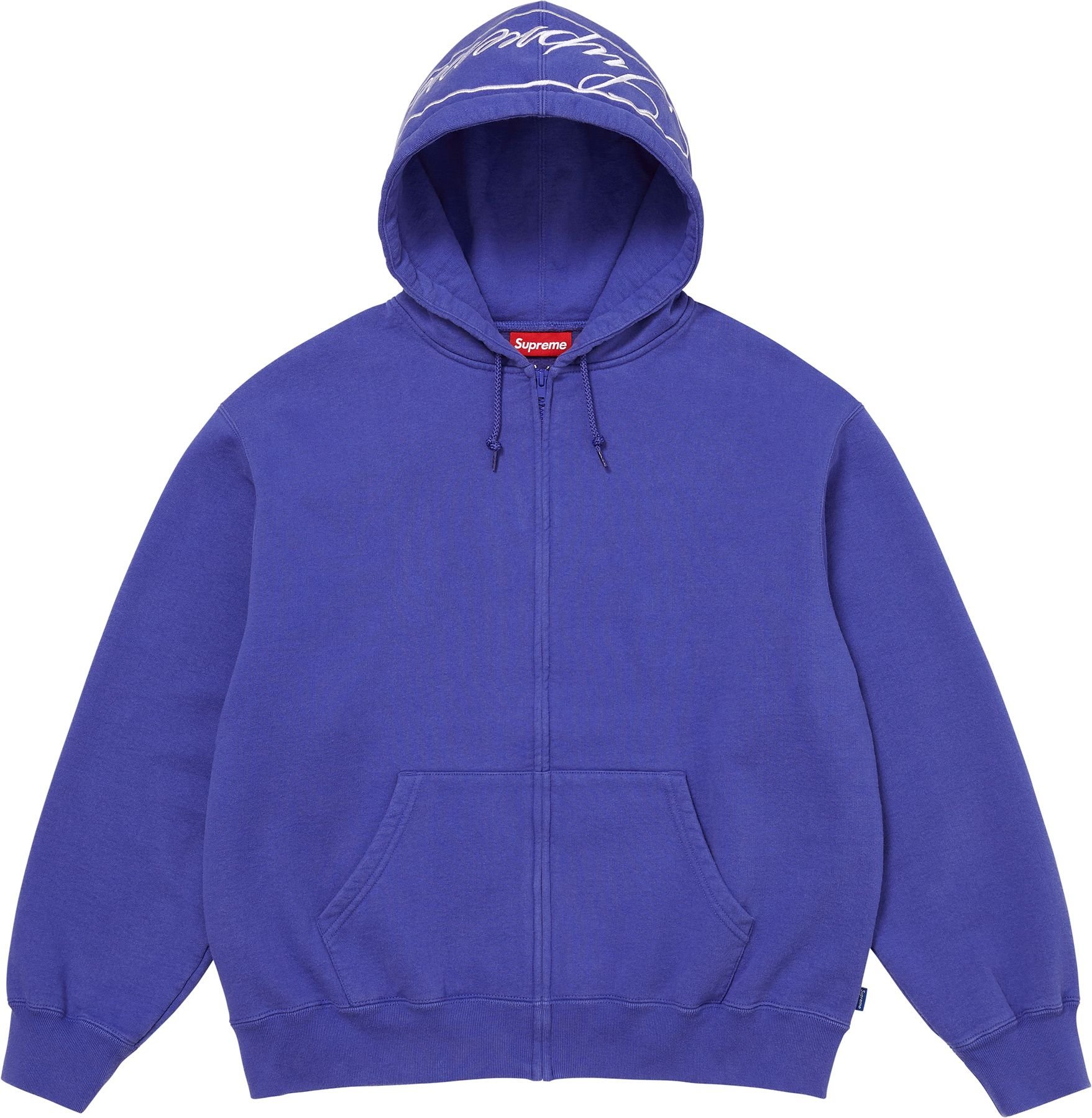 Oval Zip Up Hooded Sweatshirt view 2